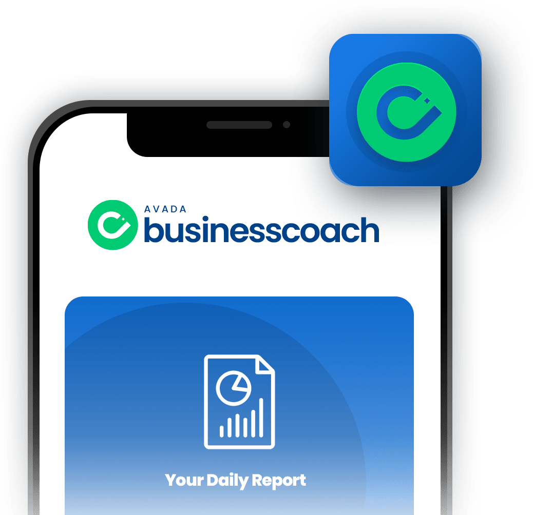Business Coach Mobile App app-split-fade
